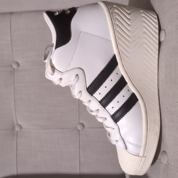 adidas Originals Superstar Ellure Wedge Shoes - Picture 9 of 12